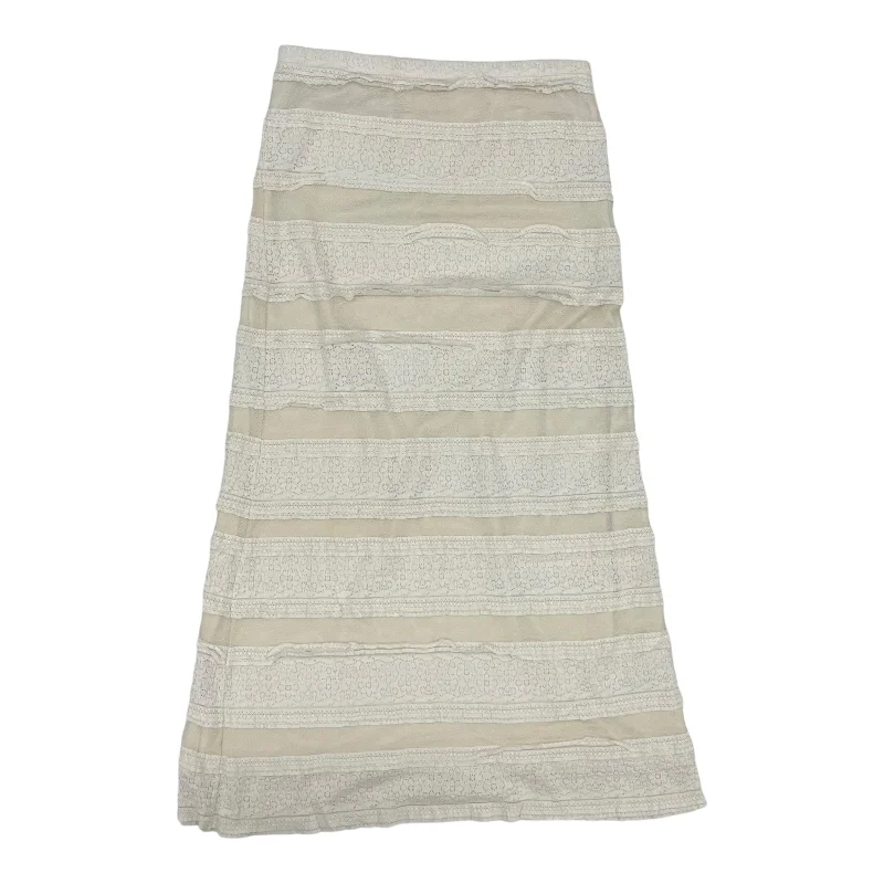 Skirt Maxi By Max Studio In Cream, Size:M