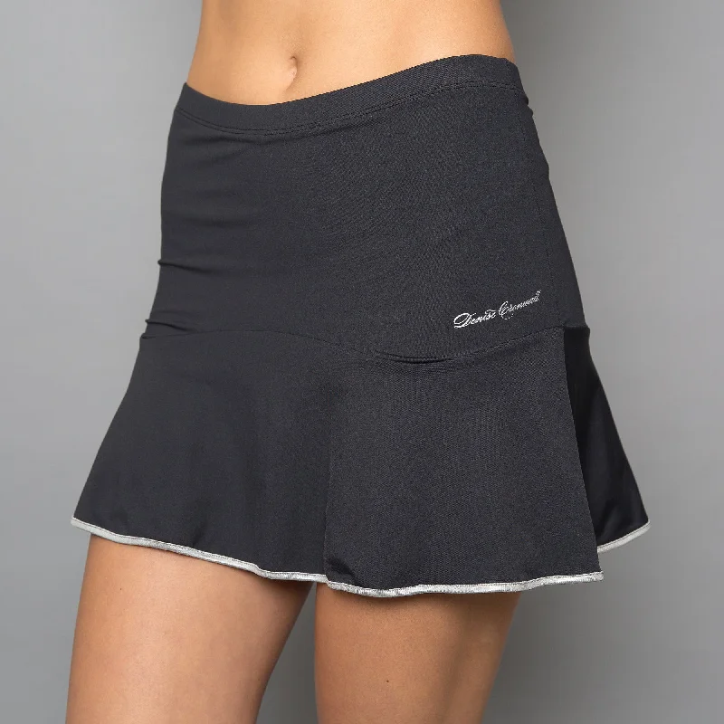 Vivid Dark Solid Skort (black)