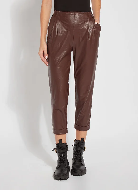 Ruth Pleated Crop Pant (25" Inseam)